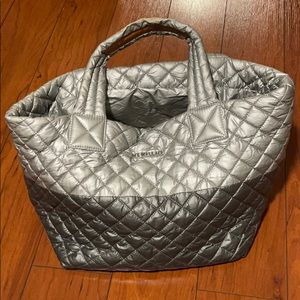MZ Wallace two toned silver bag